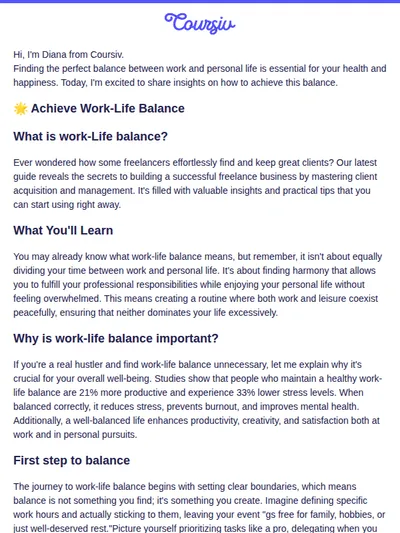 Discover the Secrets to a Balanced Life!