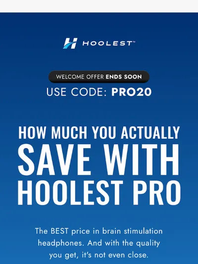How Much You Save With Hoolest Pro ⚡