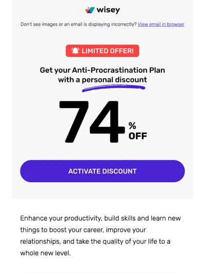 Personal Limited Offer!