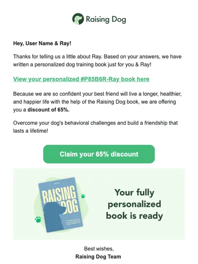 Your personalized book #P85B6R is ready!