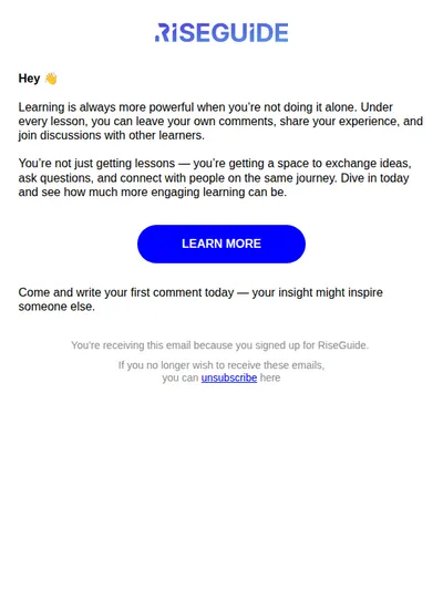 Learn, Share, and Connect