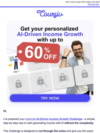 Offer extended just for you! Get up to 60% off now!