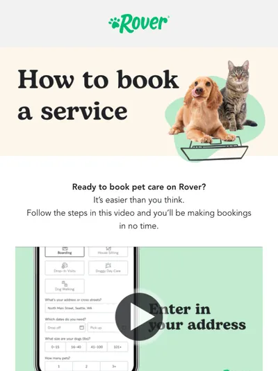 It’s easy to book pet care on Rover—see how!
