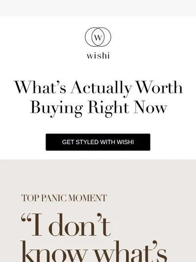 "I don’t know what’s worth buying anymore."
