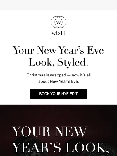 NYE plans: your stylist will handle the outfit.