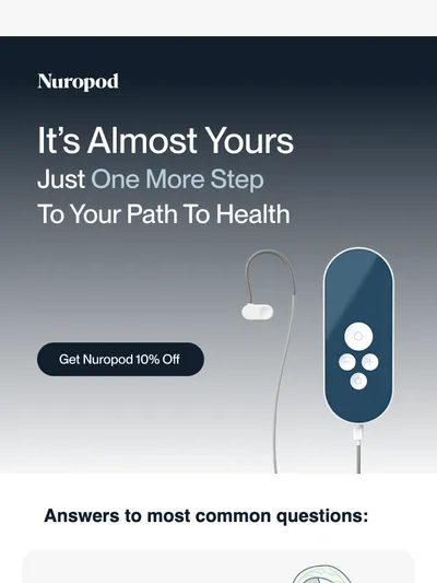Your Nuropod is waiting for you!