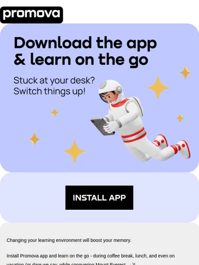 Learning on the go? There's an app for that 🏃