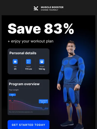 Pledge to follow your plan and save 83%