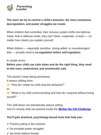 Stop controlling your child to help them behave better