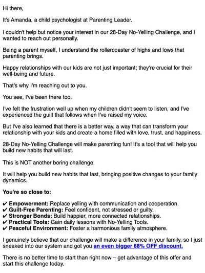 No-Yell Parenting Challenge (Day #2)