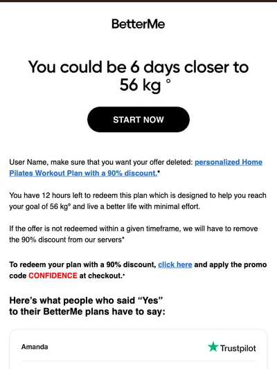 I'm about to cancel your offer