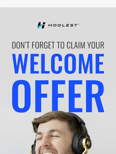 Don't Forget Your Welcome Offer ⚡