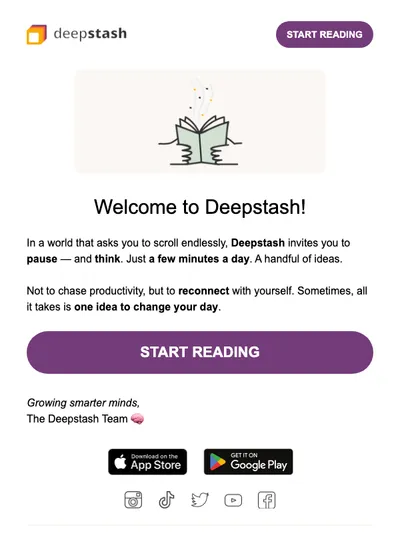 👋 Welcome to Deepstash!