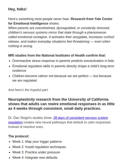 Reopened for you: 67% off our science-backed parenting program