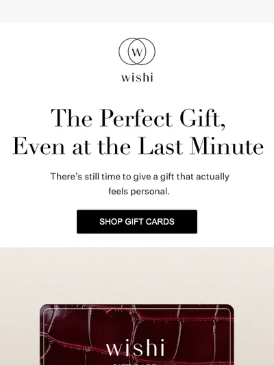 Last-minute gifting? Style is one click away.