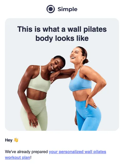 Welcome to your Pilates plan! 🎯 