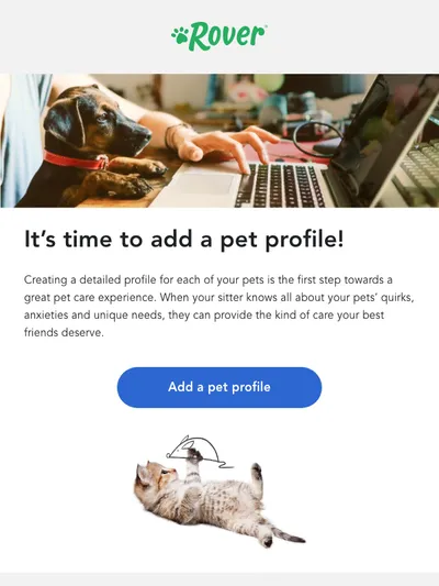 We want to know all about your pets