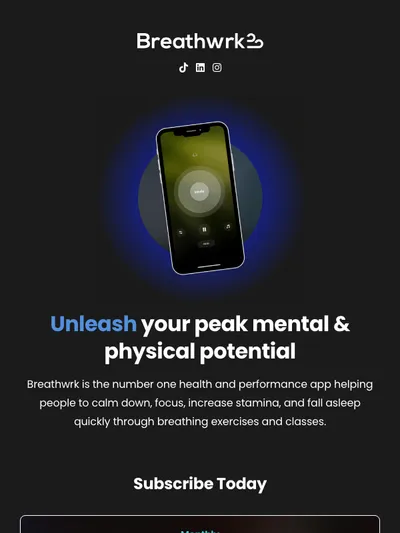 Take a deep breath—Get 40% off Breathwrk today! Offer ends midnight.
