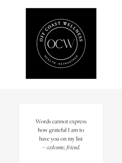 Welcome with gratitude
