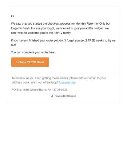 Don't forget your 2 Week Free Trial!
