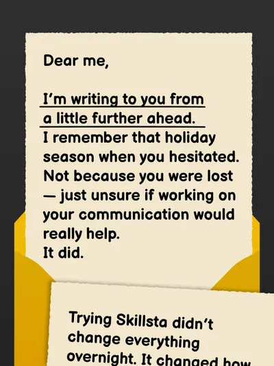 A letter from your future self