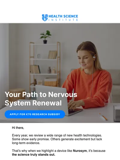 €70 off Nurosym — limited study offer