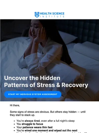 Are hidden stress patterns holding you back?