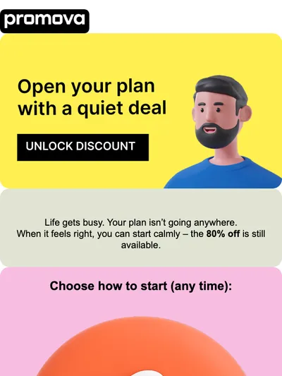 🚀 Your start is still open - 80% OFF