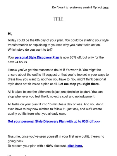 No longer interested in reaching your goals?