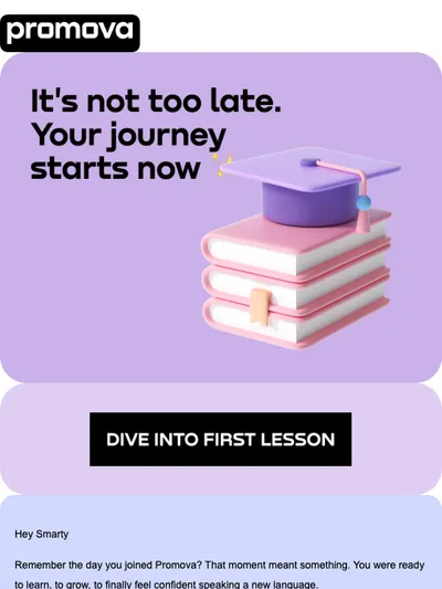 It’s never too late to start 🚀