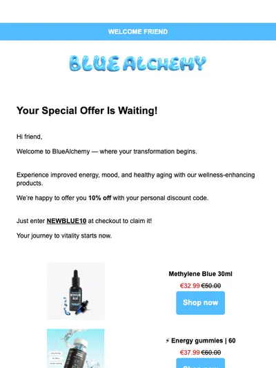 Welcome to BlueAlchemy 💙