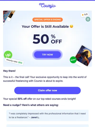 Your Offer is Still Available 😯