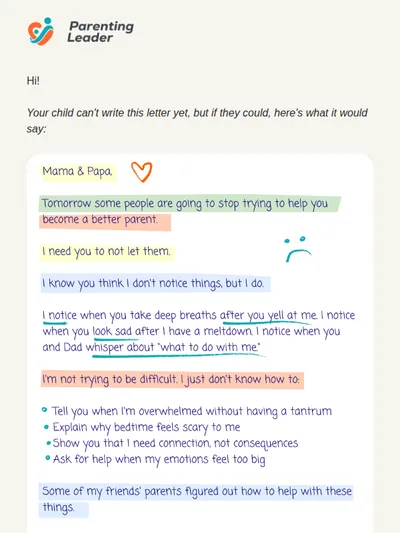 Your kid asked me to write this